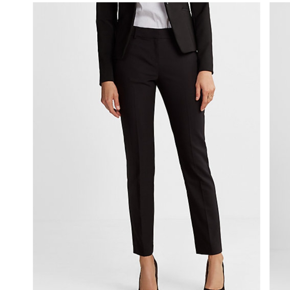 Express Columnist Midrise Ankle Pant Petite
